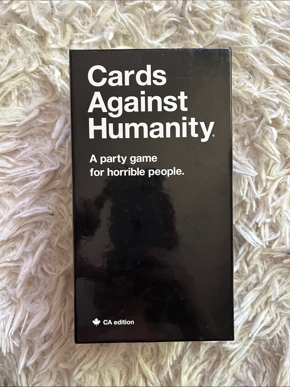 Cards Against Humanity Party card Game - Black (CA Edition), Canadian, like new